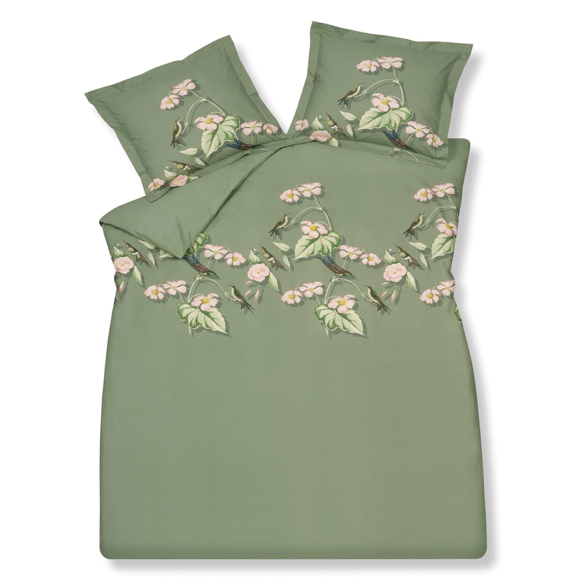 Starling Dekbedovertrek Smoke Green   240 x 200 220 cm   Groen