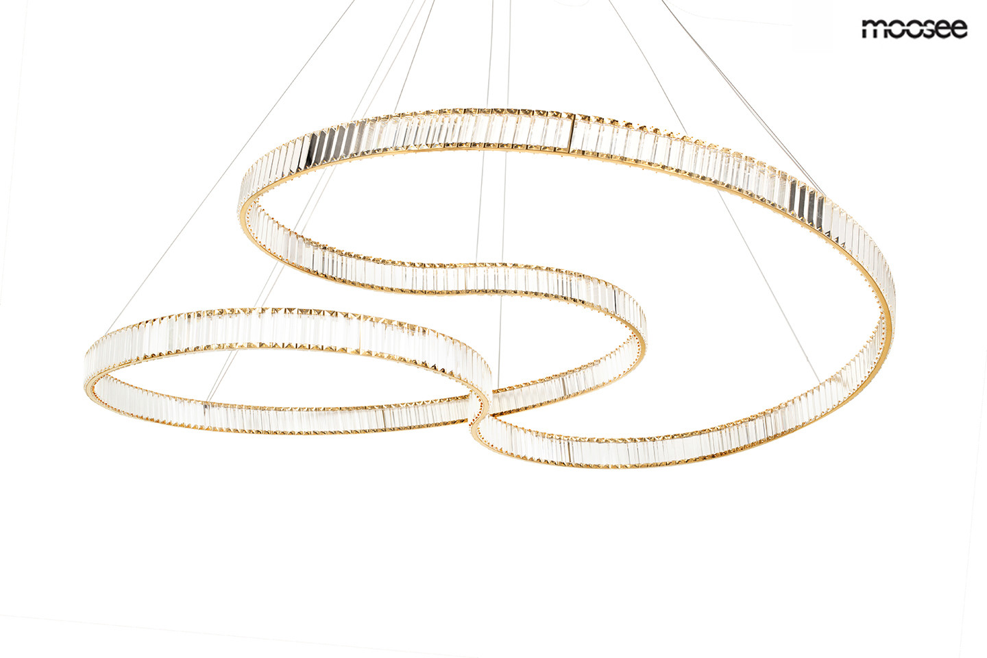 MOOSEE lampa wisząca WAVE 160A złota