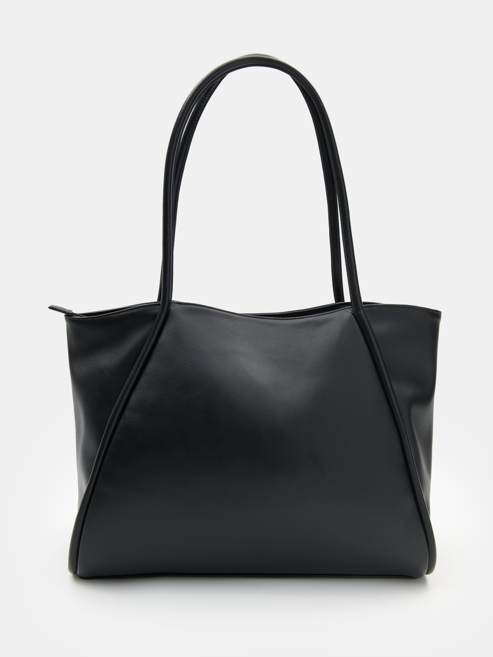 Duża torba shopper z imitacji skóry