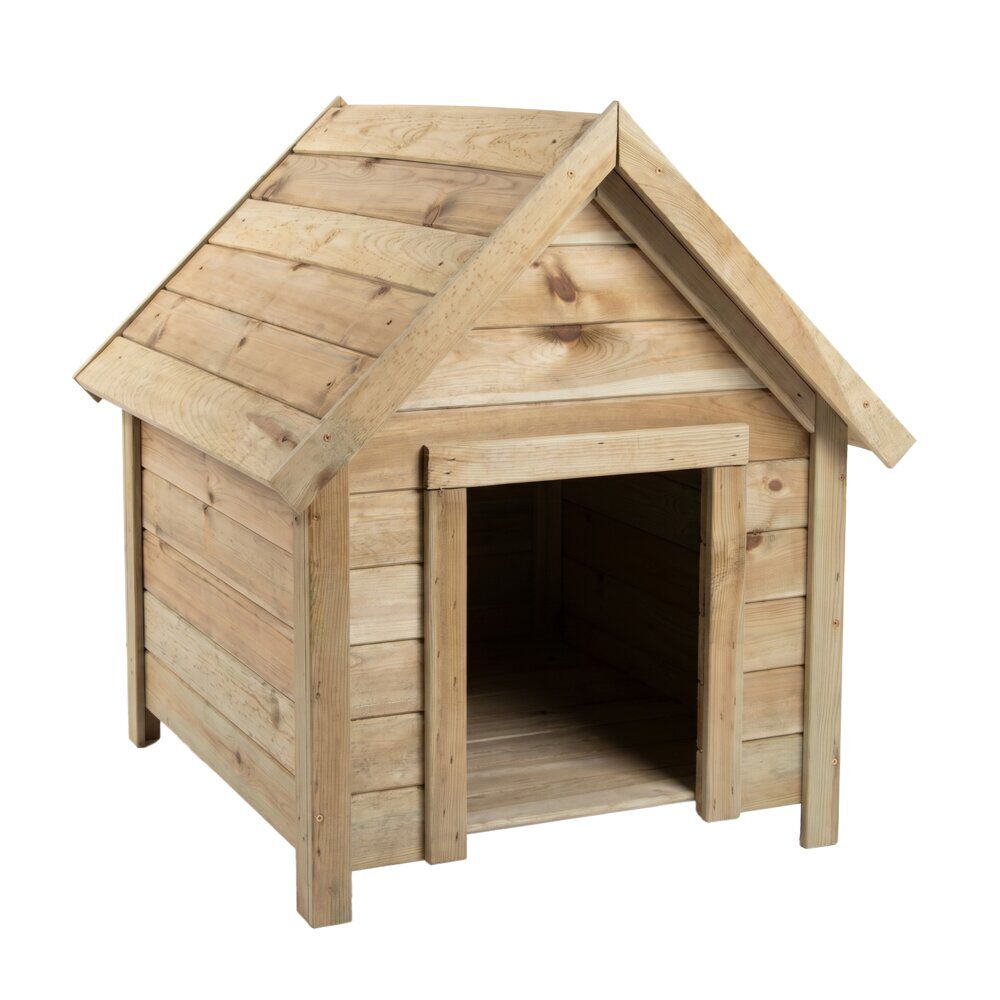Niche extérieur pour chien en bois 80x65xH80cm