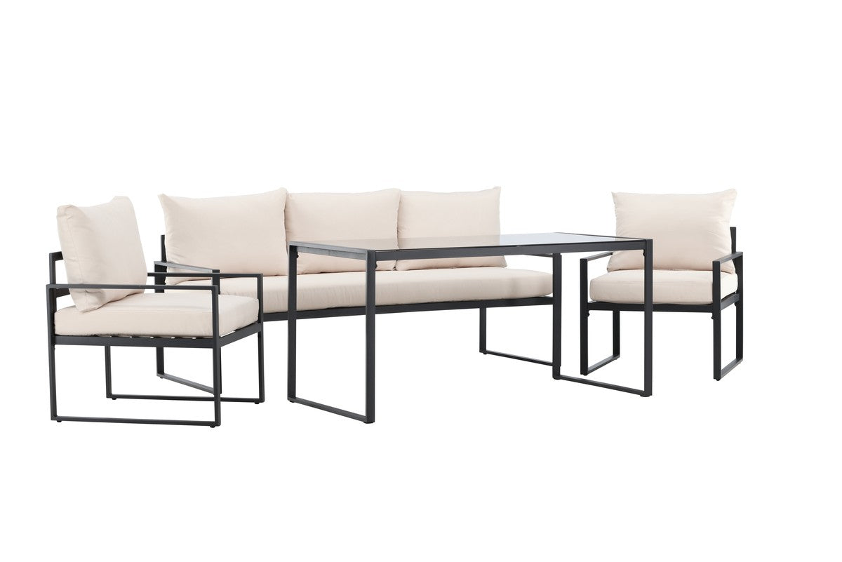 Rebellenclub Pelmo Loungeset - Zwart