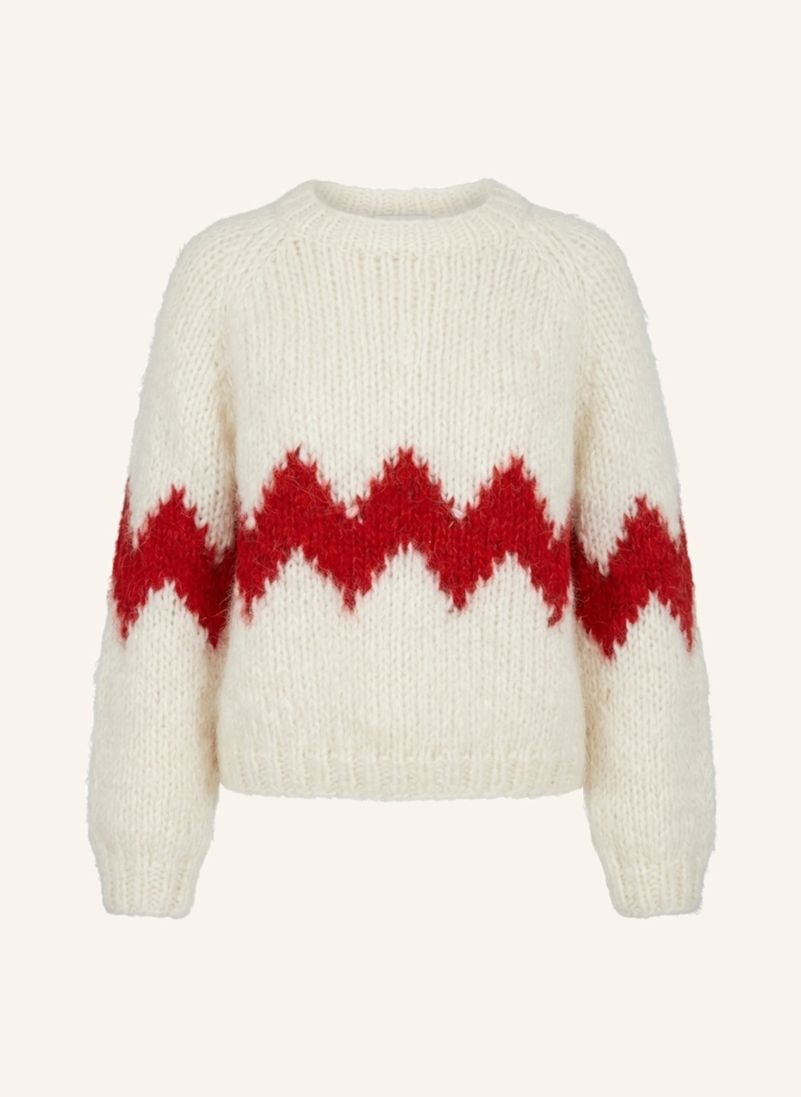 DOUIE Pullover ZIGZAG mit Mohair