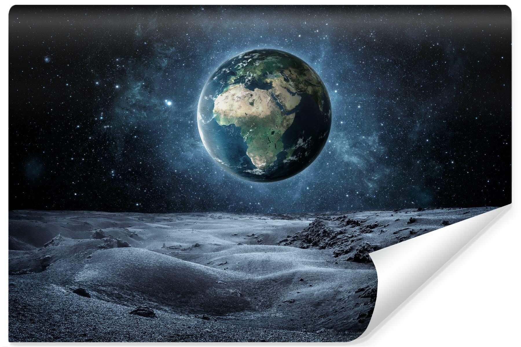 Fototapeta Młodzieżowa Ziemia Na Tle Gwiazd 3D 90x60cm