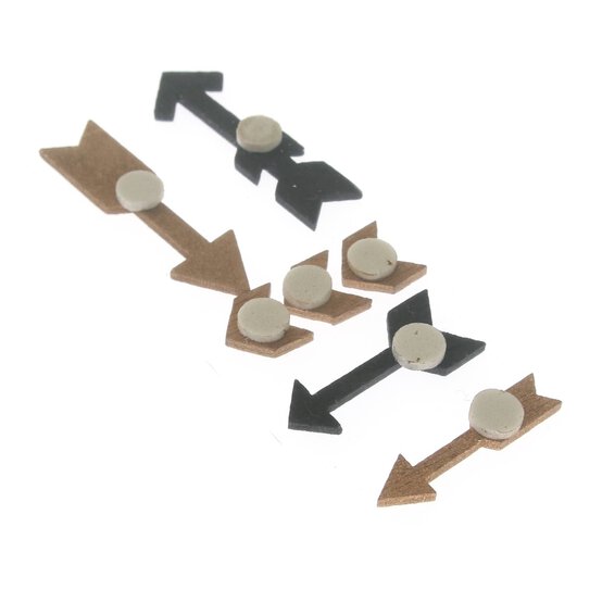 Geometric Mono Embellishments 39 Pieces