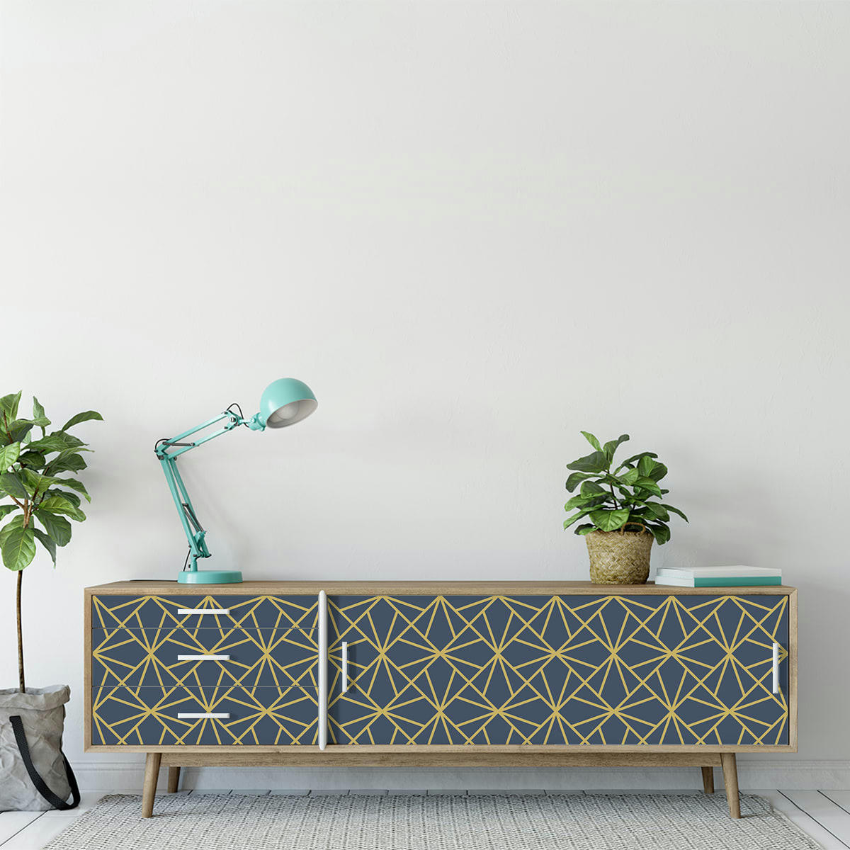 - Sticker meuble scandinave ingegerd 60x90cm