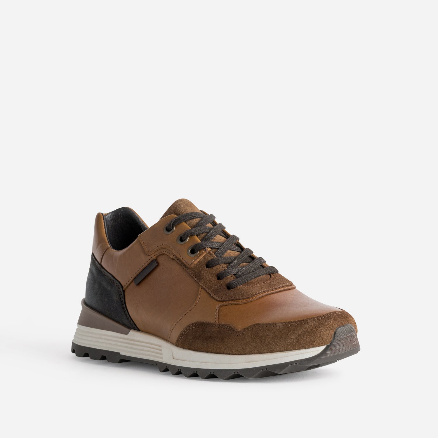 Tennis cognac cuir