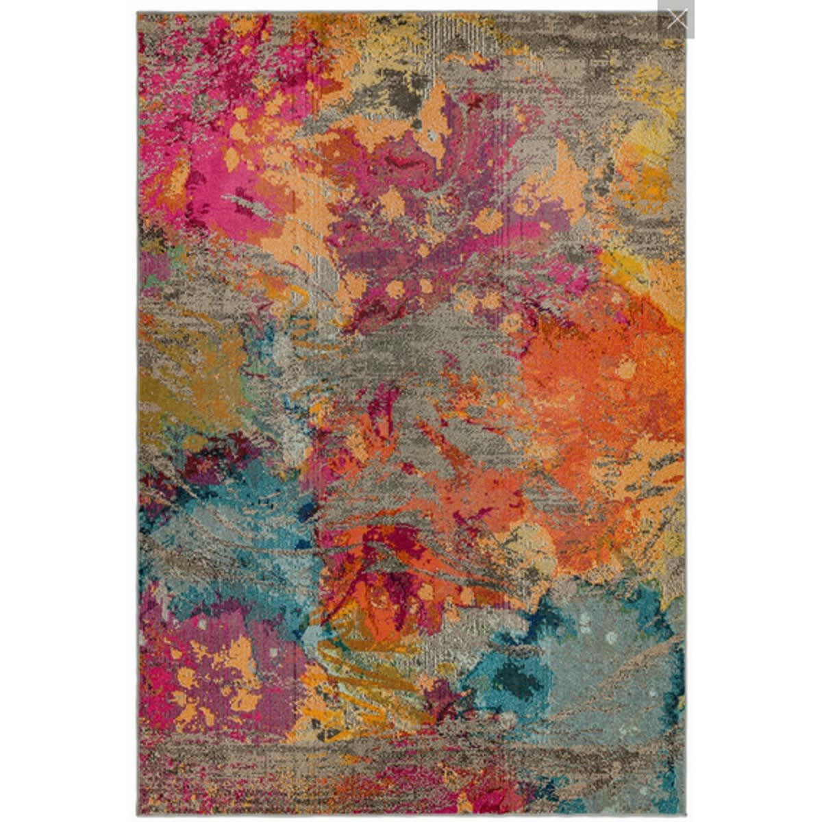 GALACTIC - Tapis de salon tissé plat en Polypropylène Multicolore 120x170 cm