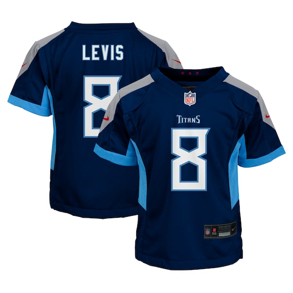 Will Levis Tennessee Titans Nike Preschool Game Jersey - Navy/Light Blue