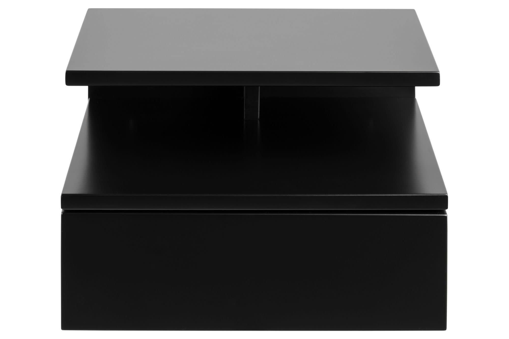 ASLAN - Chevet suspendu en bois 1 tiroir 1 niche