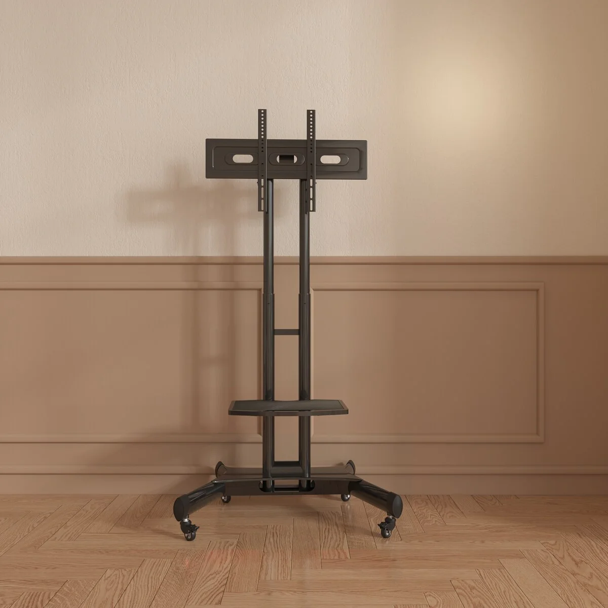 Universal Swivel TV Stand for 32-80 inch TVs, Height Adjustable Table Top TV Stand Mount with Tilt, Max VESA 600x400mm