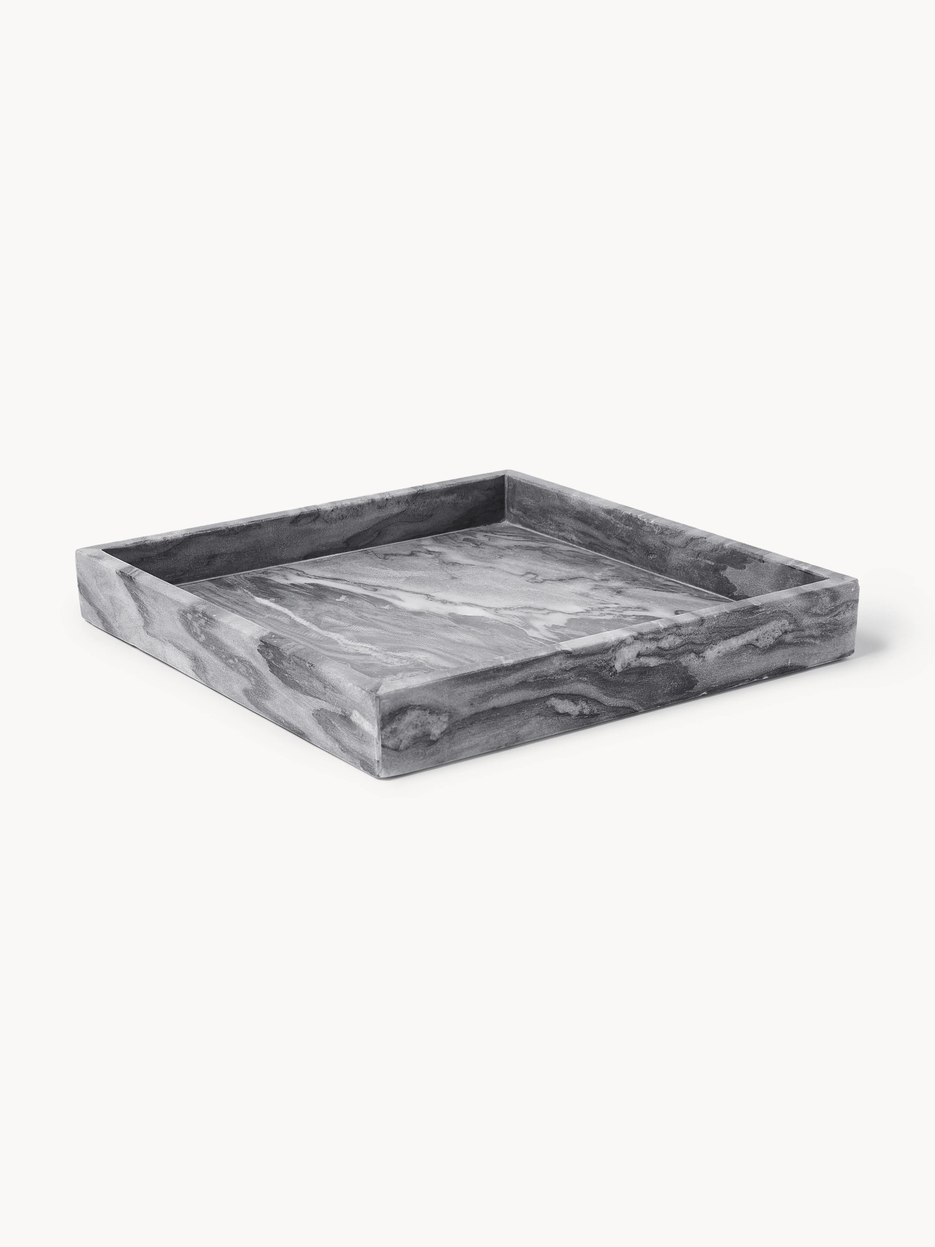 Deko-Tablett Venice aus Marmor