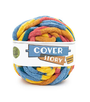 Lion Brand Cover Story Thick & Quick Blanket 39yds Jumbo Polyester Yarn