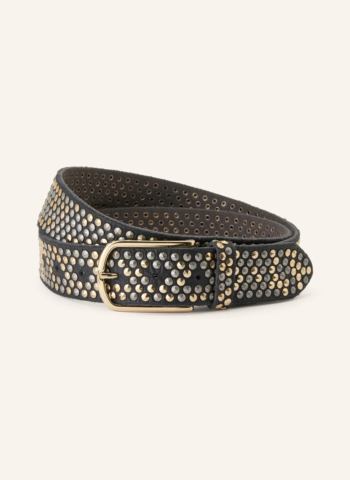 b.belt Ledergürtel ZOE mit Nieten