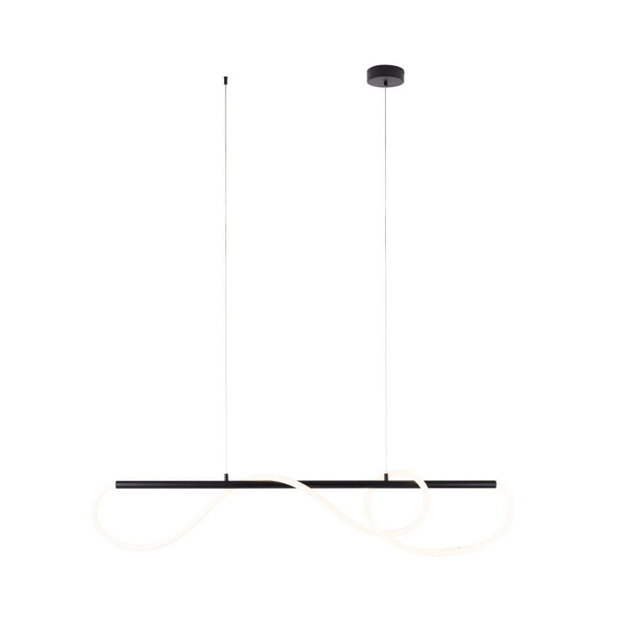 Lampa wisząca LAGUNA czarna LED 1x30W Ciepła biel 2658lm Maxlight