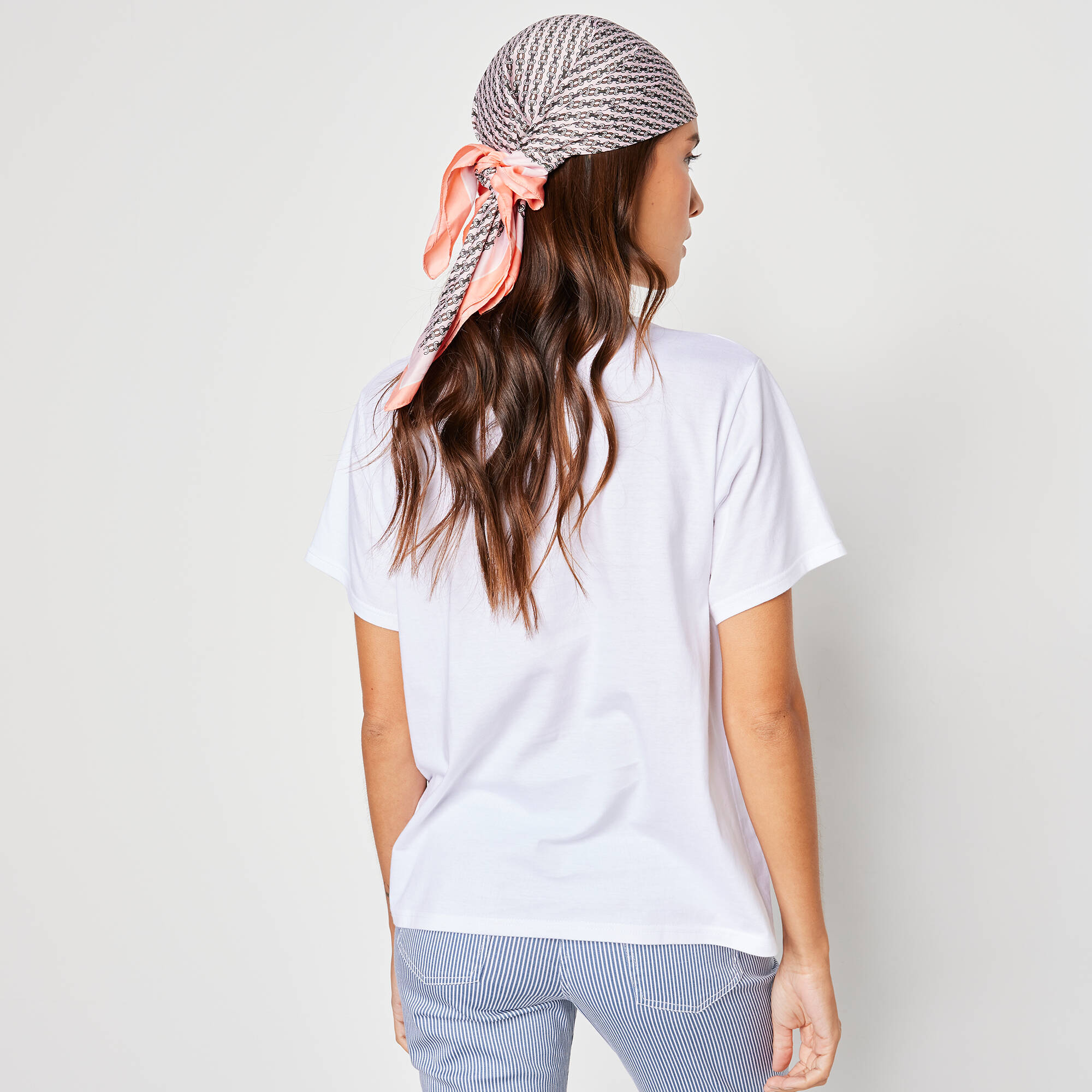 T-shirt "loose" en coton, uni