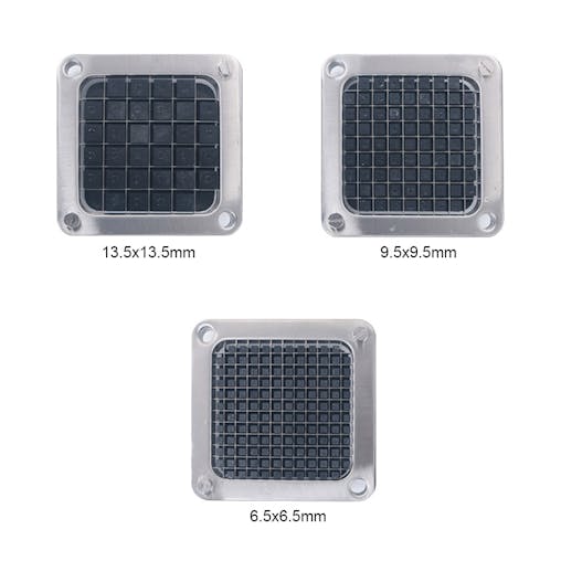 SOGA 2X Commercial Stainless Steel Potato Cutter with 3 Blades