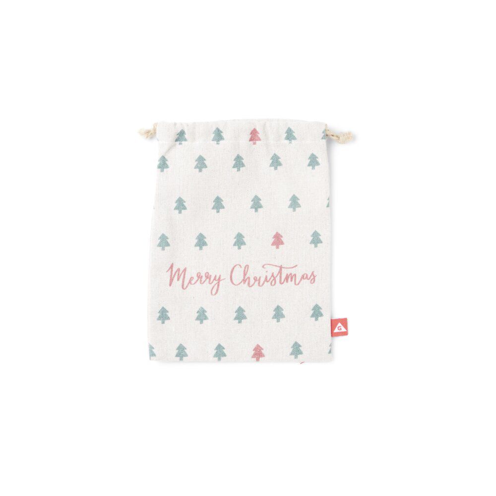 Sac cadeau tissu réutilisable 15x20cm (3 modèles)