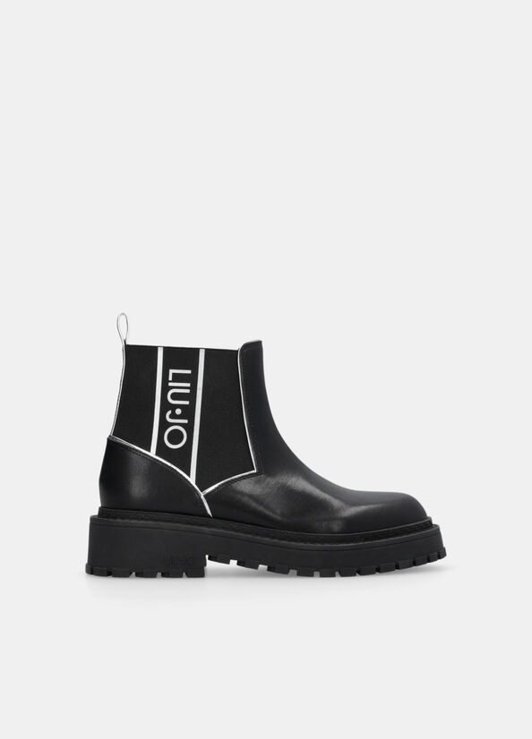 Stivaletti beatles in pelle