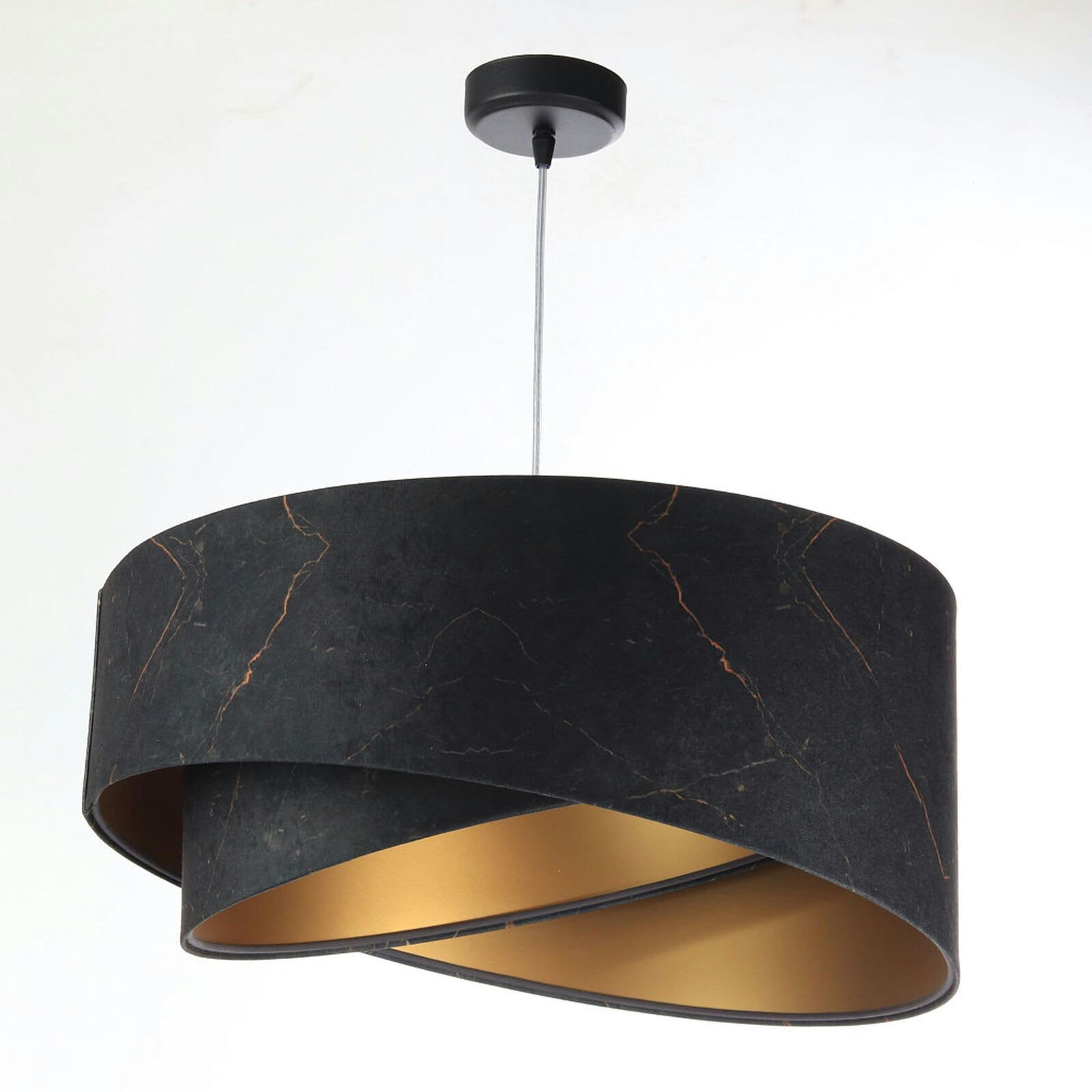 ASYMETRIC - Suspension Tissu Gris 50x50x25 cm