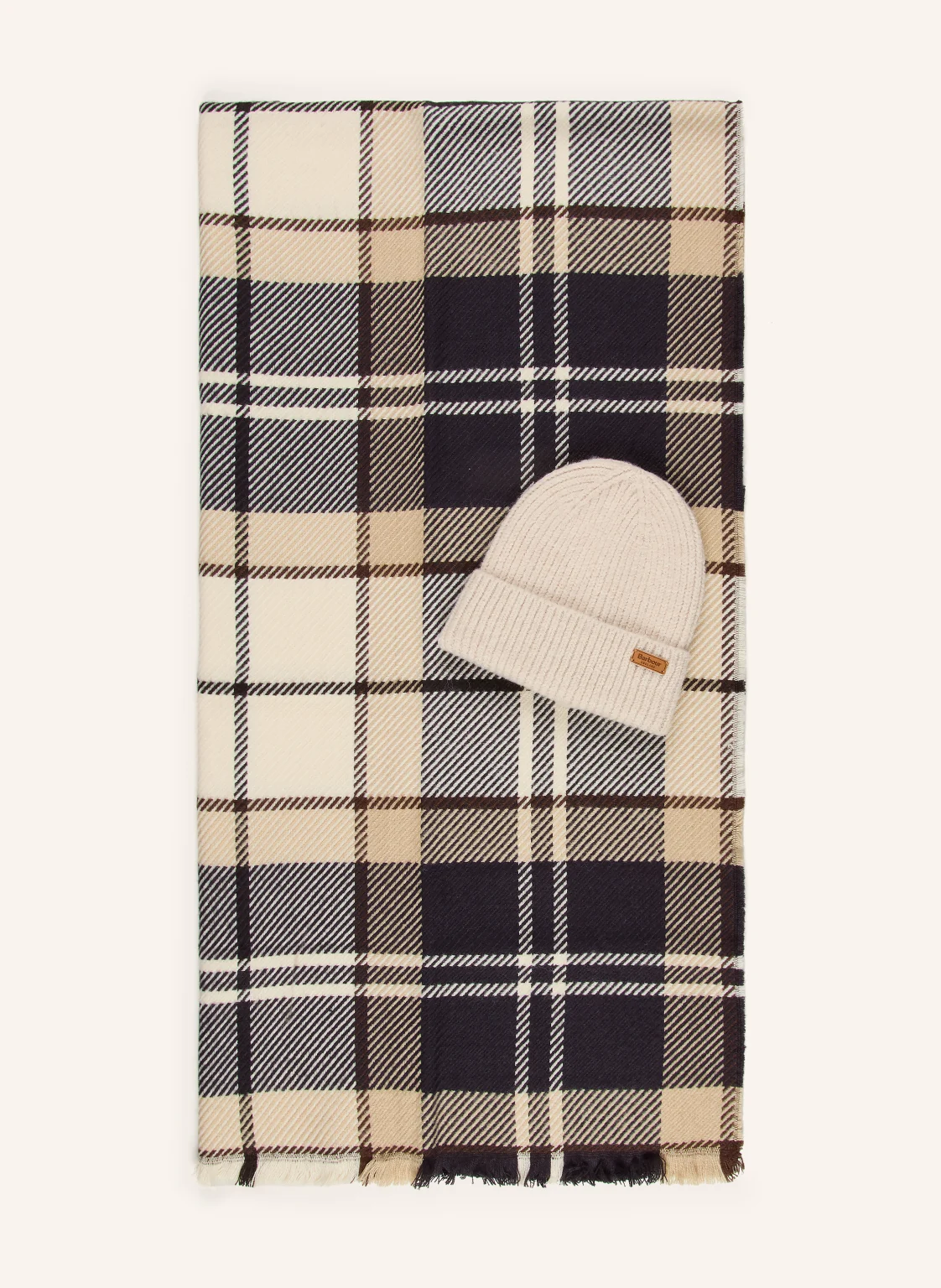Barbour Set PENDLE: Schal und Mütze