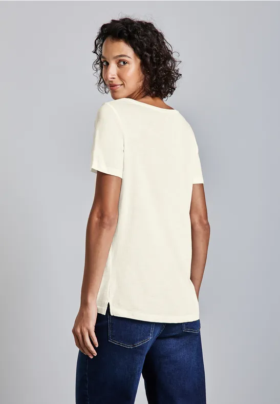 Basic T-Shirt in Unifarbe