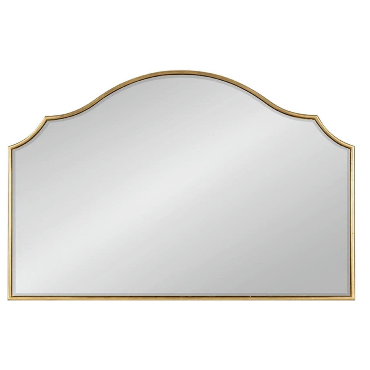 CAMILLA - Miroir rectangulaire en métal or