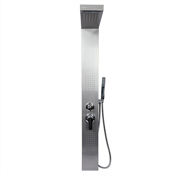 Douche de jardin de pluie en argente Helloshop26