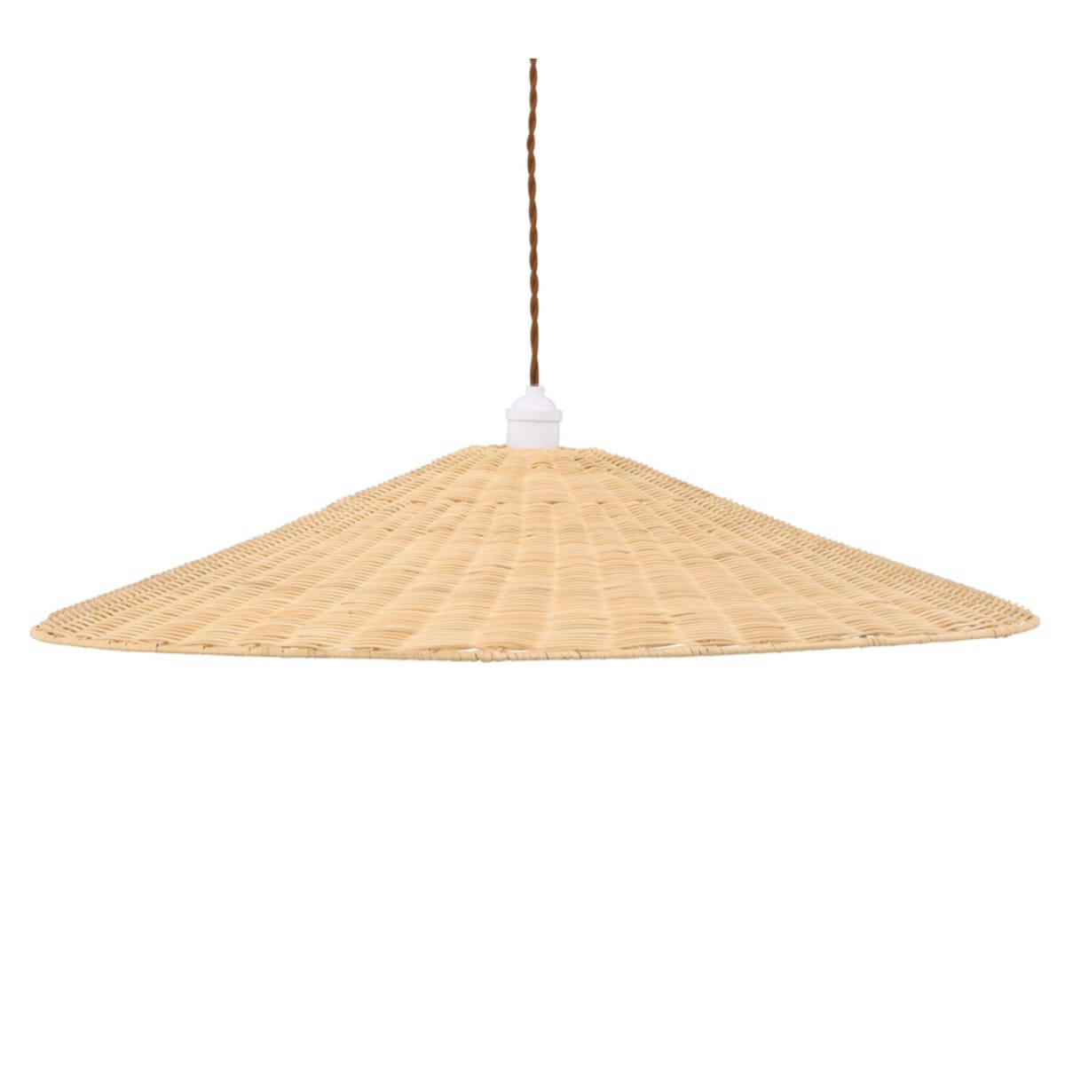 ESTRA - Suspension ronde en rotin 80cm