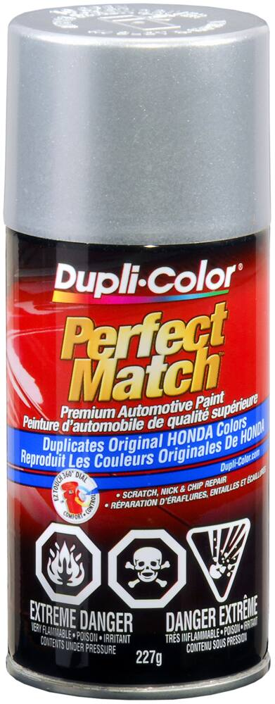 Dupli-Color Perfect Match Premium Acrylic Lacquer Automotive Aerosol Spray Paint, StarLight Silver Metallic (NH638M), 227-g