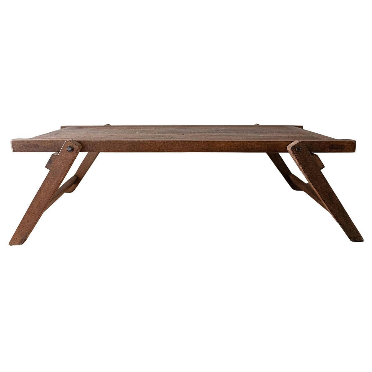 - Table basse pliante en bois recyclé