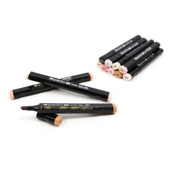 Skin Tones Spectra AD Markers 12 Pack