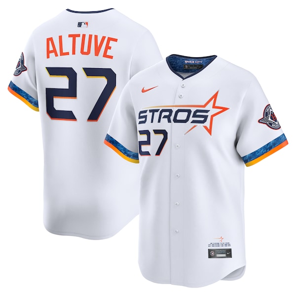 Jose Altuve Houston Astros Nike 2025 City Connect Limited Player Jersey - White