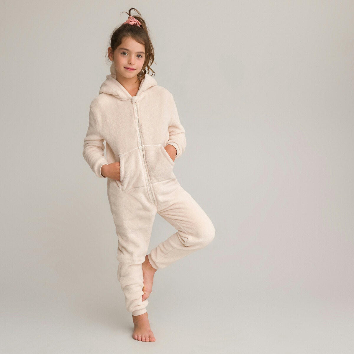 Surpyjama à capuche dinosaure en polaire