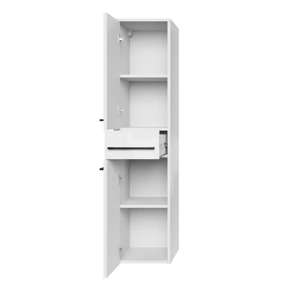 Badplaats Badkamerkast Florence 30 x 35 x 130 cm - hoogglans wit