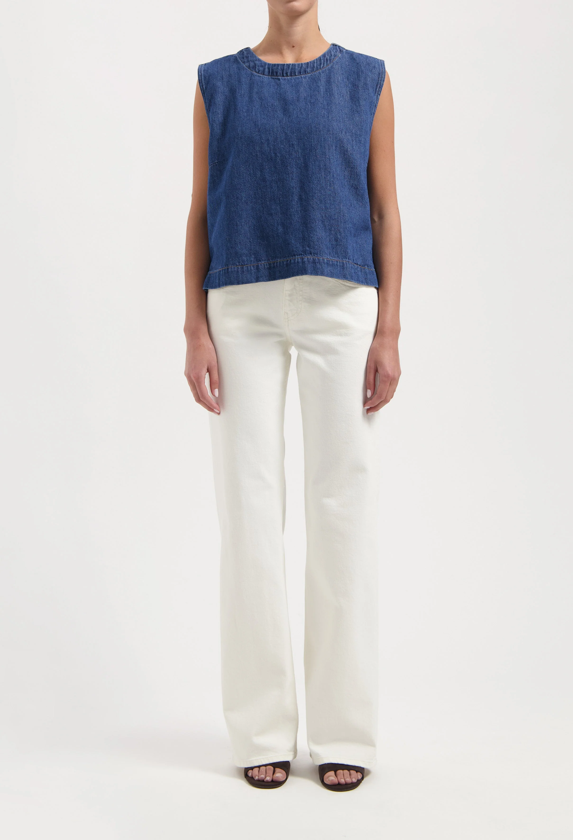 Noa Top - Stone Indigo