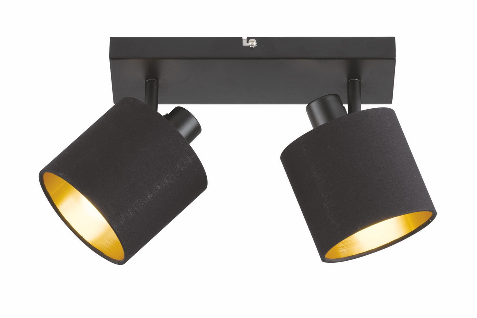 Lampa sufitowa czarno-złota TOMMY2xE14x28W wym: 19x28x17,6 cm RL