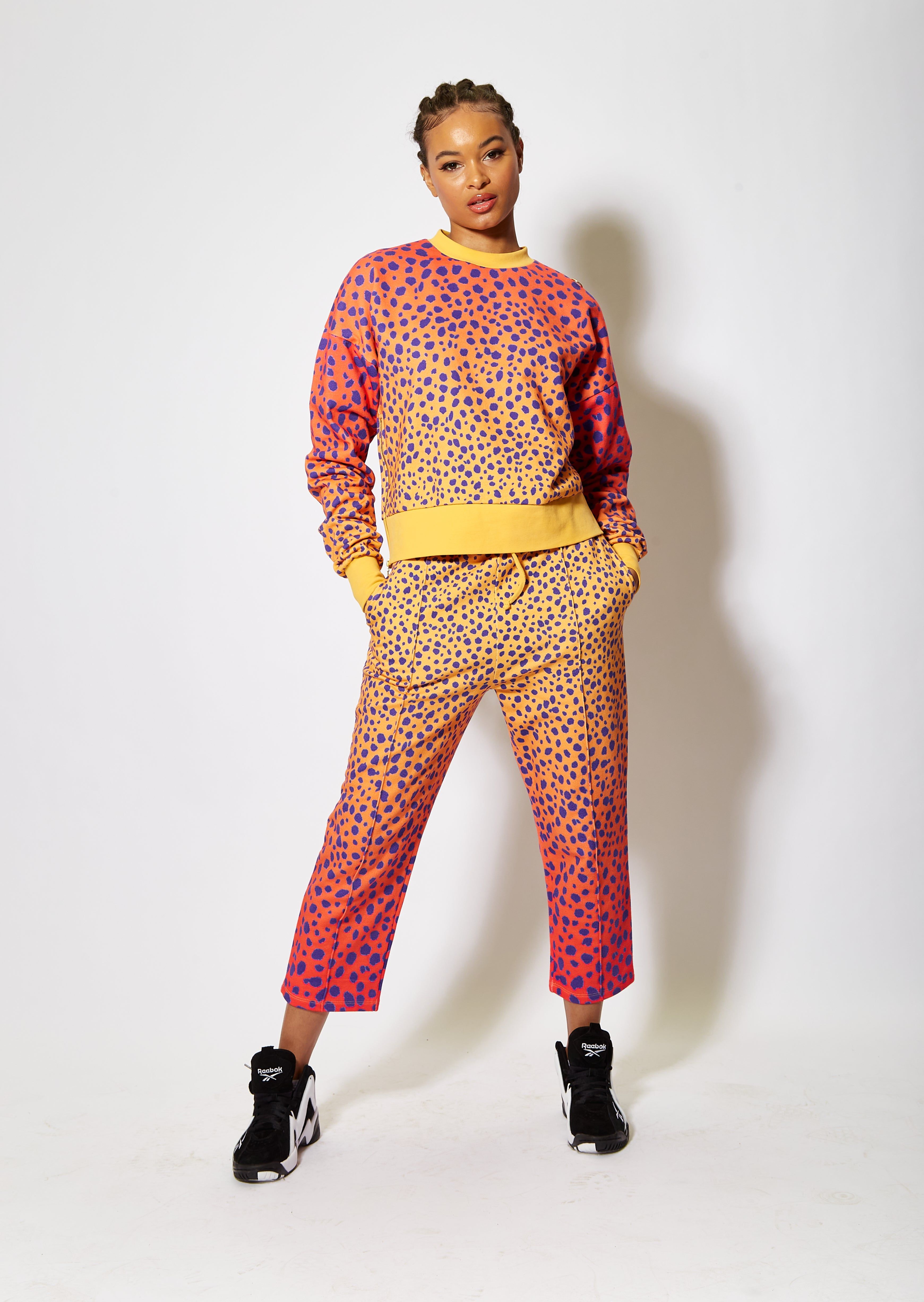 House of Holland Vivid Cheetah Print Joggers