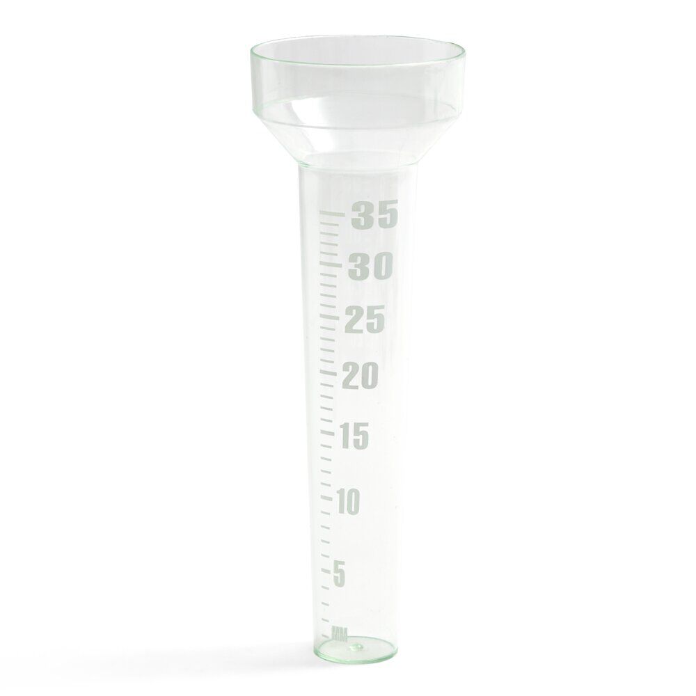 Pluviomètre en plastique vert 35ml