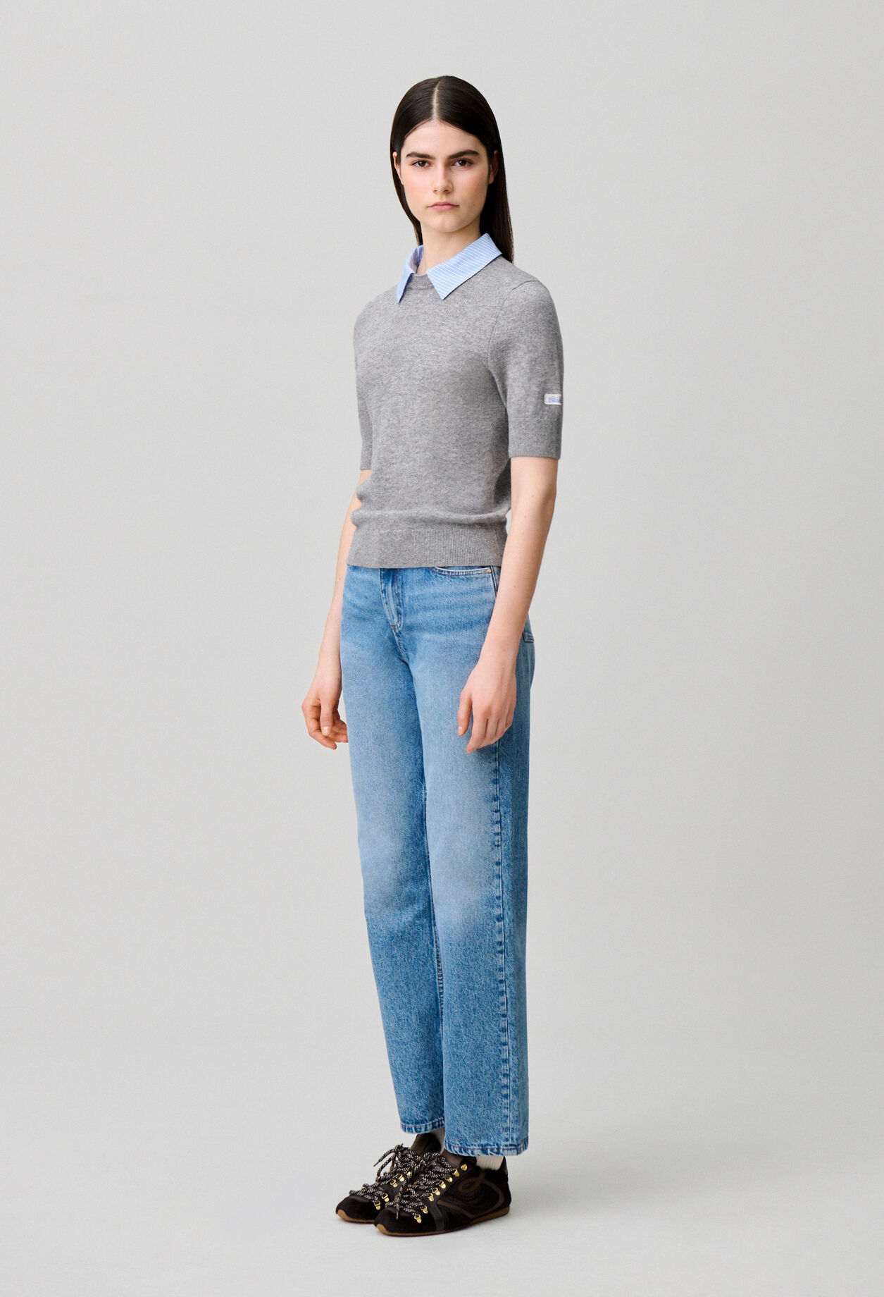 Pull superposé laine