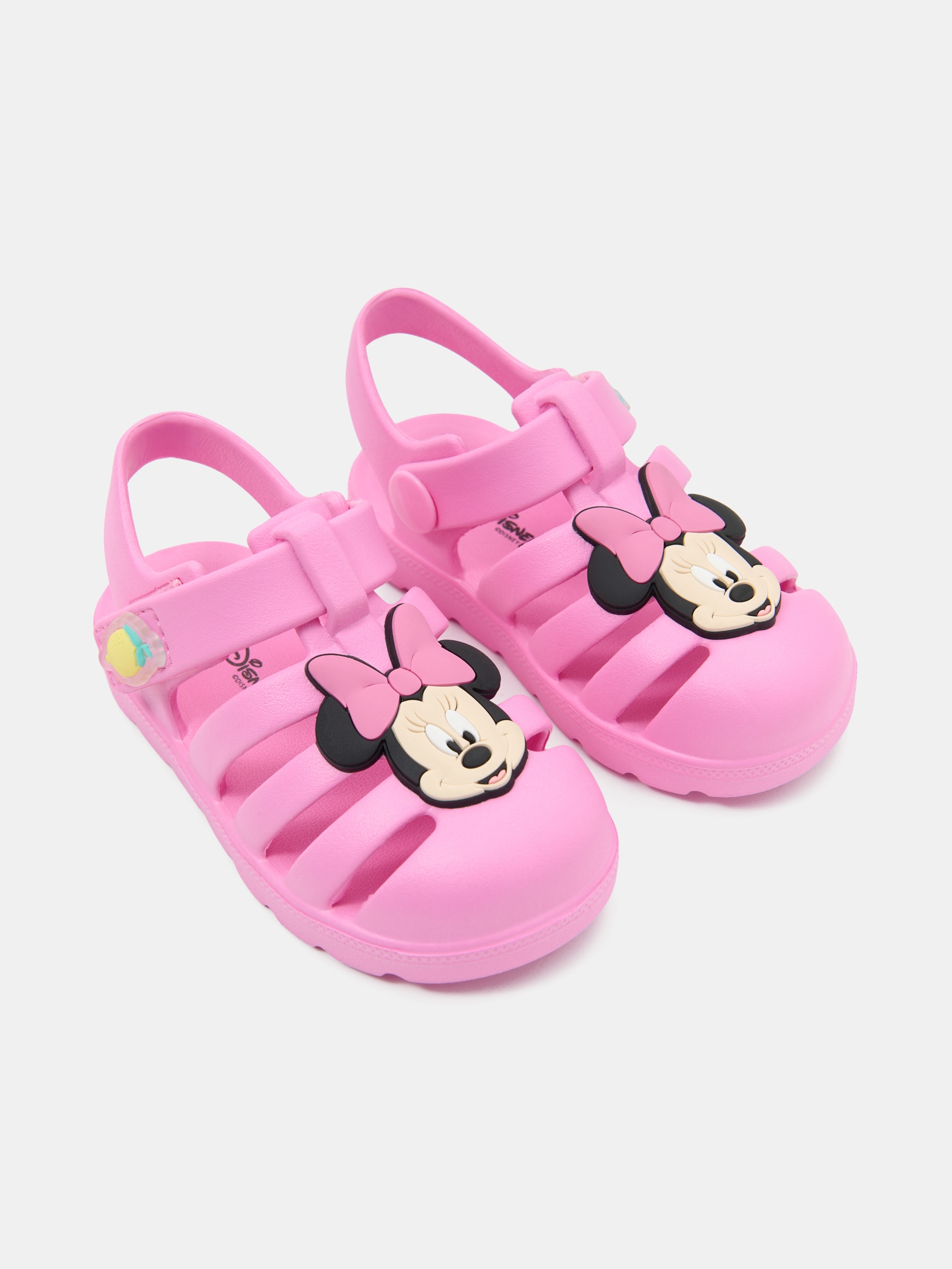 Sandały z aplikacjami 3D Minnie Mouse