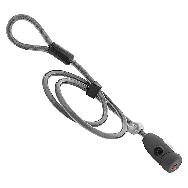 Antivol à boucle pour vélo / trottinette Tnb Urban Moove en acier, alliage de zinc colour noir Ø 1 cm x L.1 m