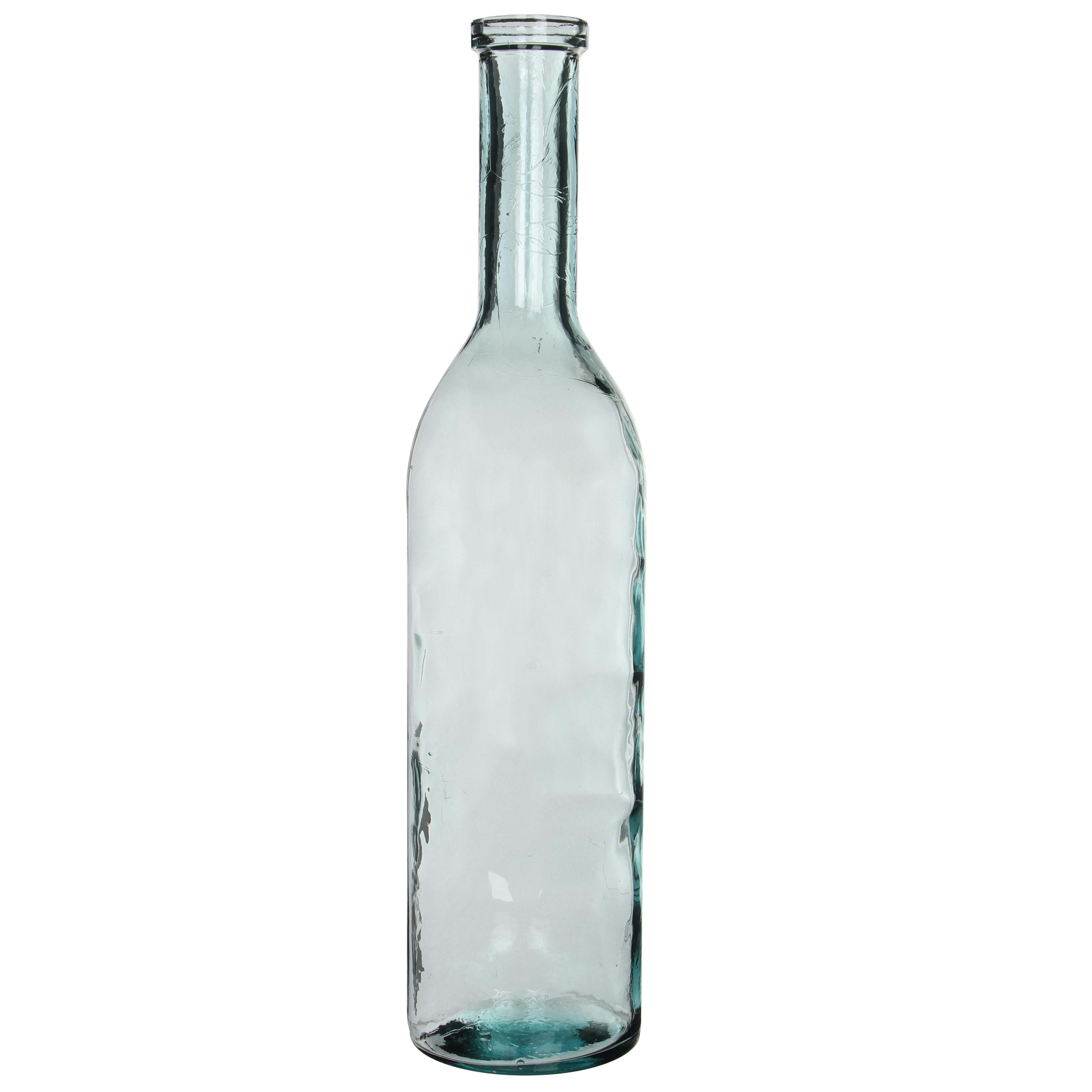 RIOJA - Vase bouteille en verre recyclé H100