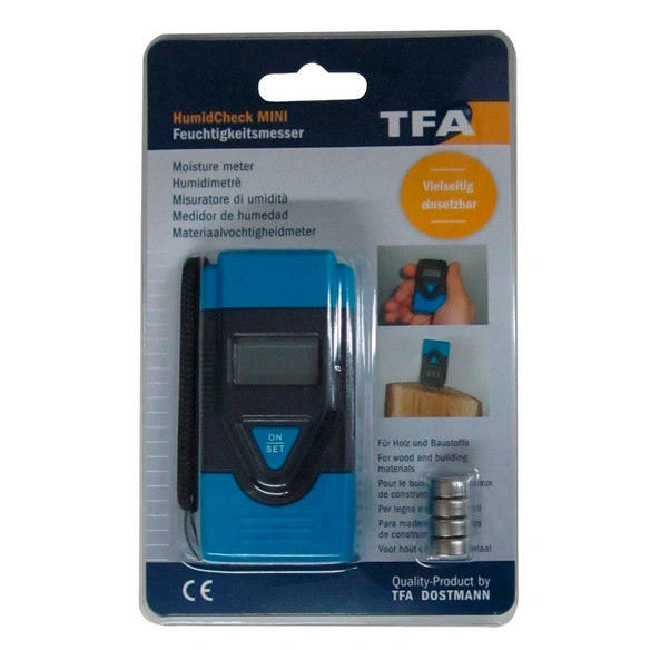 Materialfeuchtemessgerät, Breite: 4 cm, Temperaturbereich: 0 bis 40 °C