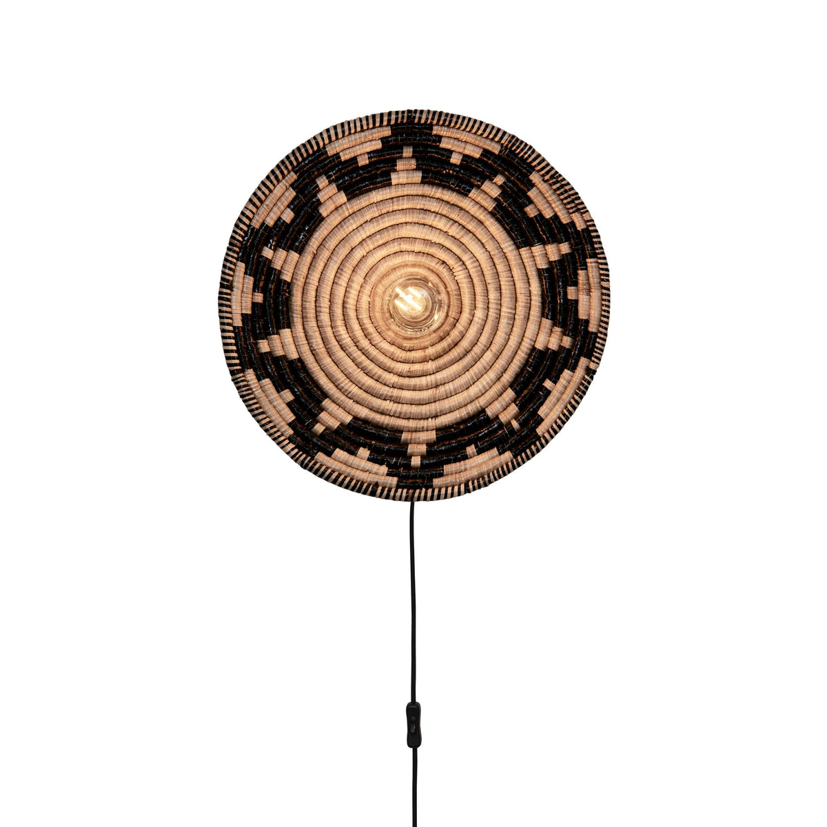 GOOD&MOJO wandlamp Andros - naturel - Ø45cm