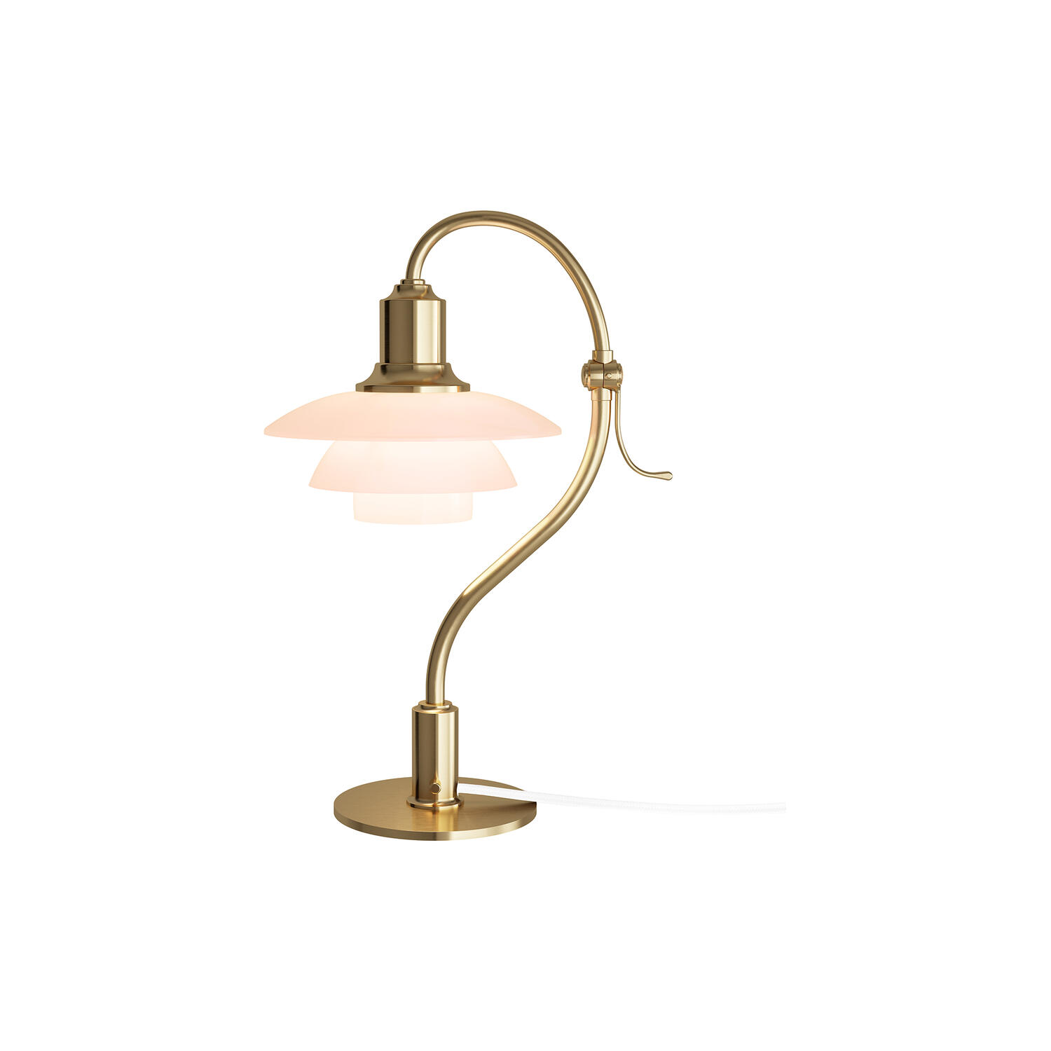 PH 2/2 Question Mark Pale Rose bordlampe