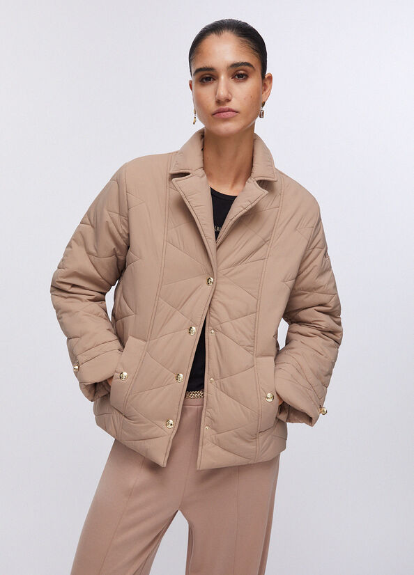 Giacca trapuntata con cintura