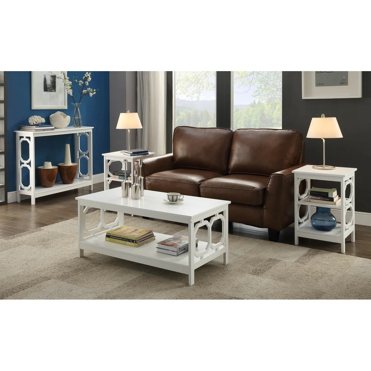 Convenience Concepts Omega Console Table with Shelf