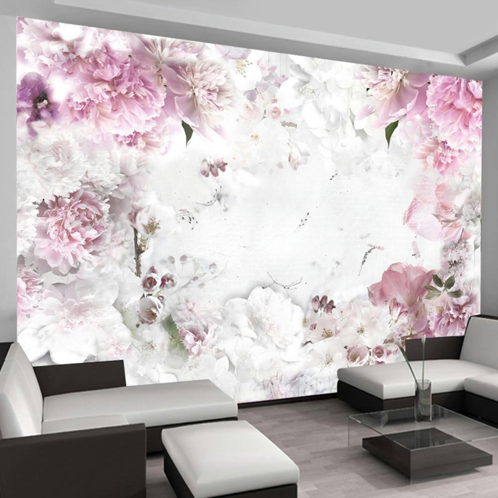 - Papier peint pivoines dansantes 350 x 245 cm
