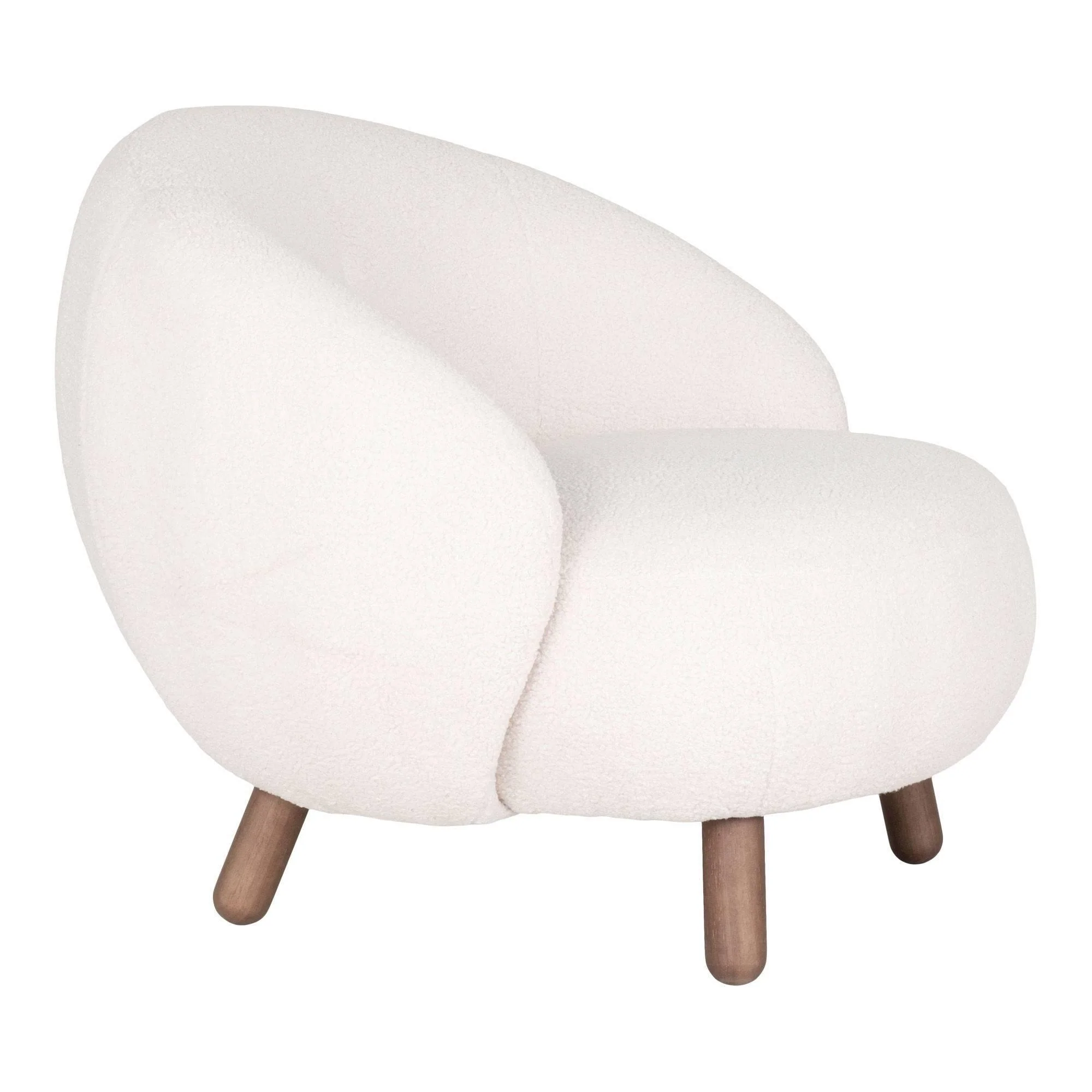 Fauteuil Savona bouclé