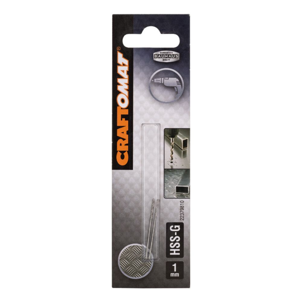 BOR CRAFTOMAT HSS-G 1,0MM 2STK